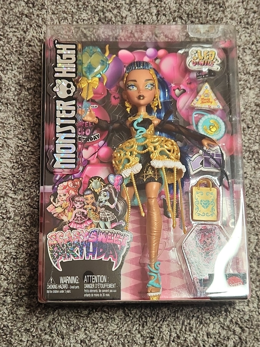 Monster High Cleo de Nile Fashion Doll - Gold & Blue
